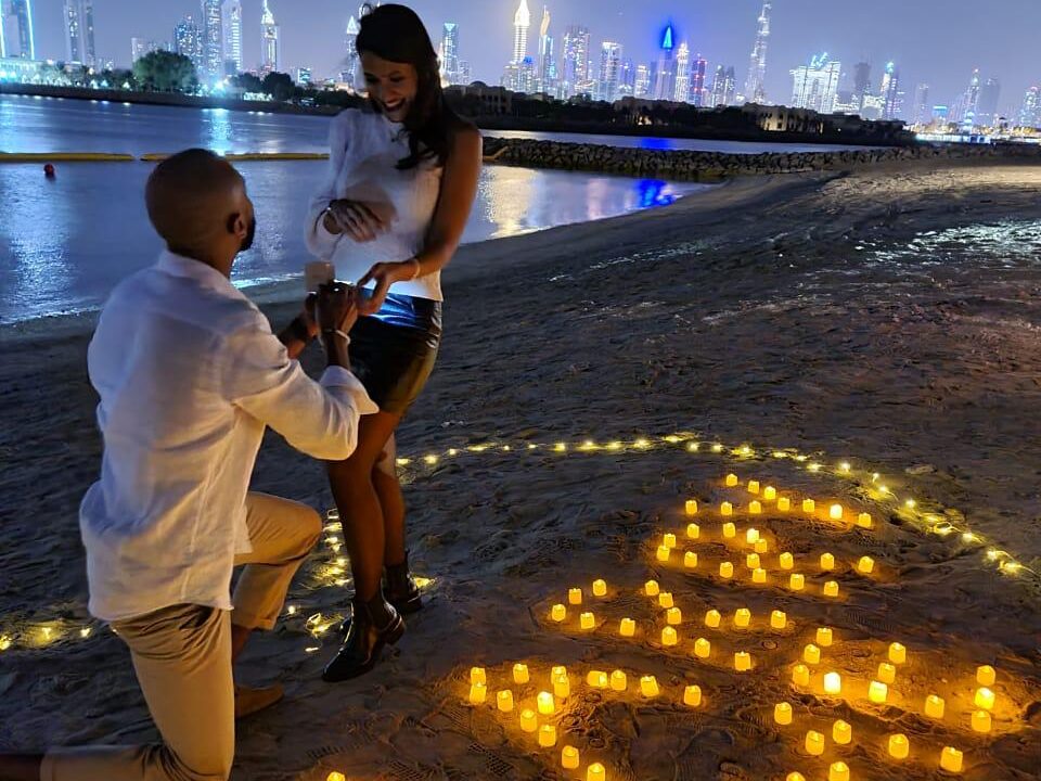 Marry Me on a beach in Dubai