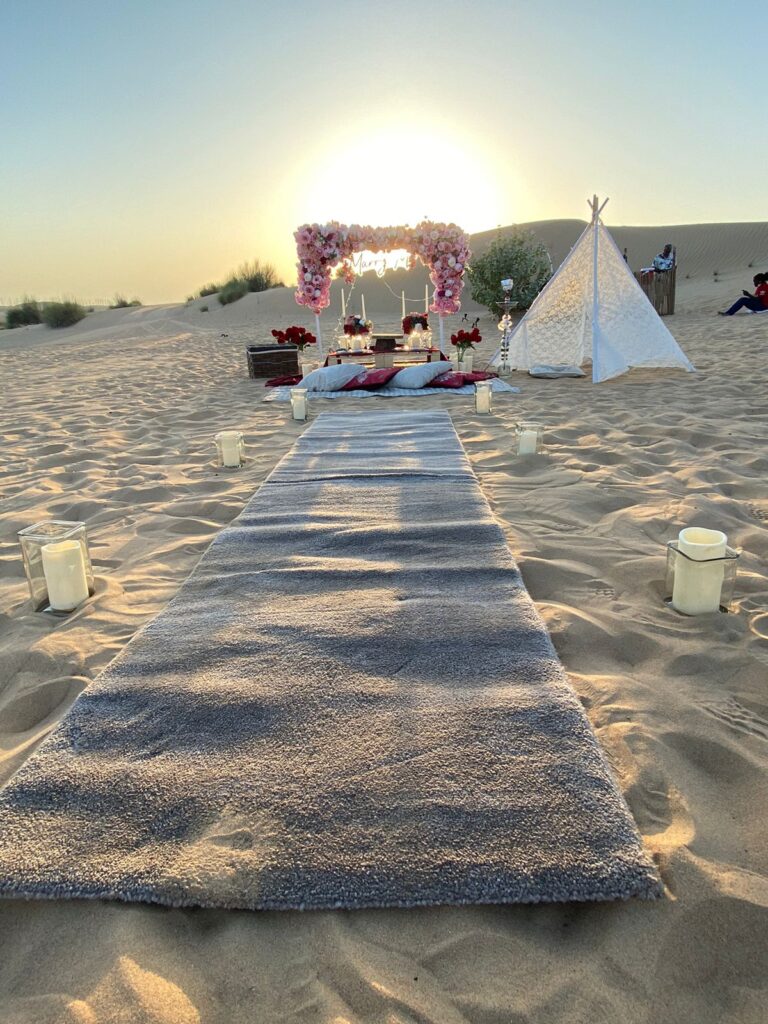 Desert Proposal in Dubai