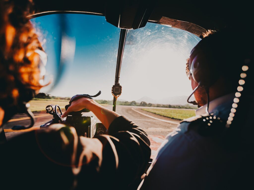 Helicopter ride over Dubai