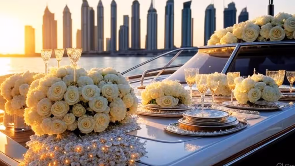 Attractive Candlelit Boat Proposal Attractive Candlelit Boat Proposal