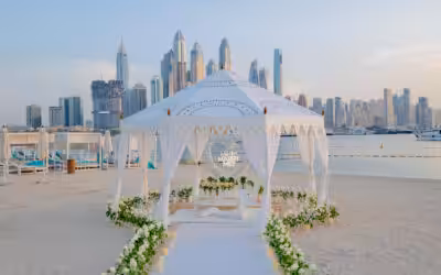 Beautiful the palm beach proposal dubai