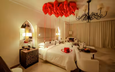 luxury marriage room proposal dubai