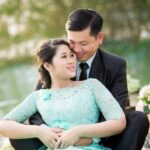 pexels-photo-2340878-2340878 A joyful Asian couple enjoying an engagement moment in a beautiful garden.
