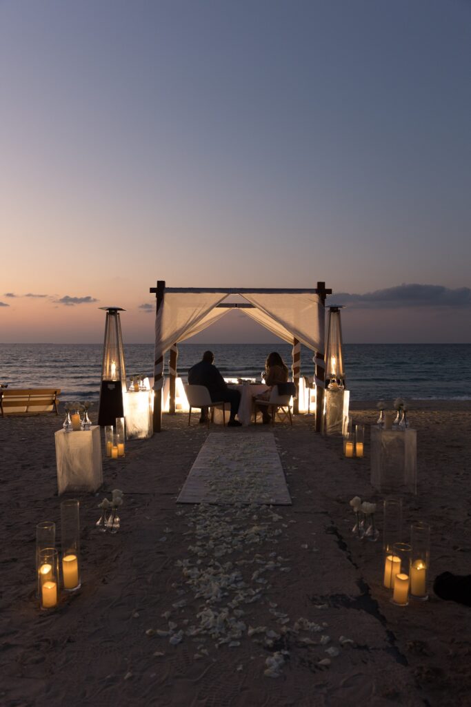 proposal-beach-nikki-beach-sunset-marry-me-proposals-events-event-proposaldubai-engaged-engagement-cabana