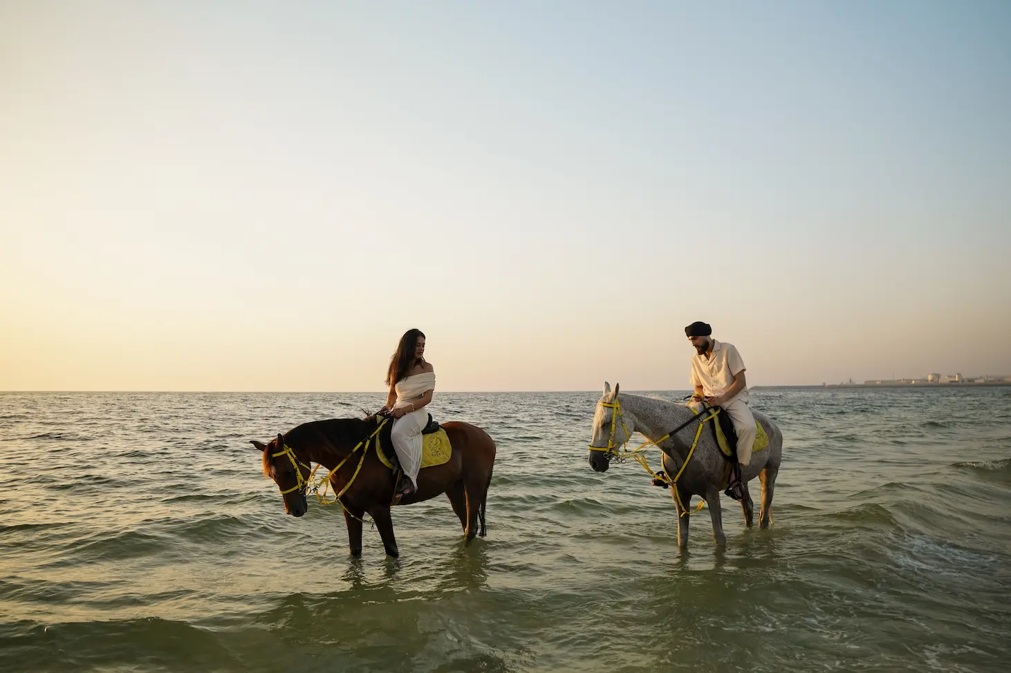 beach horse ride wedding proposal dubai
