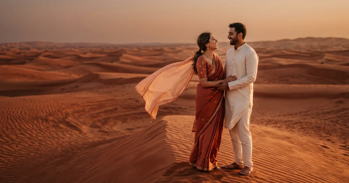 Half Desert Candlelit Romance Proposal