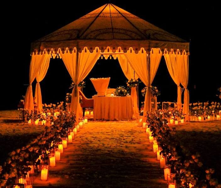 Private Romantic Desert Escape Proposal