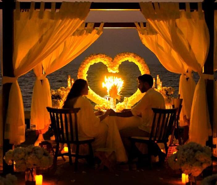 Luxury Tent Proposal Facing Burj Al Arab