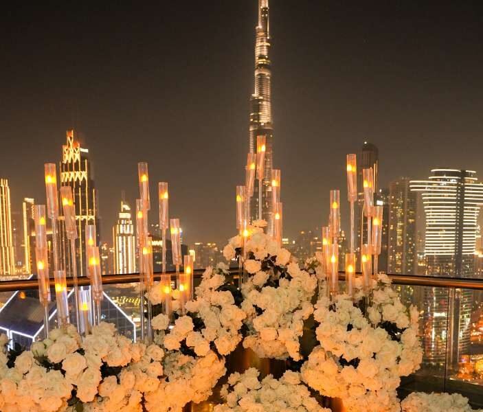 Romantic Proposal Facing Burj Khalifa