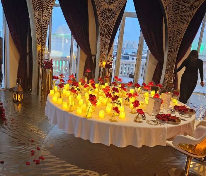 Private Terrace, Distant Burj Khalifa View Proposal