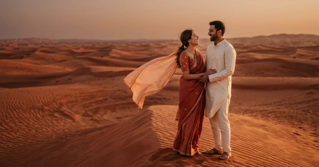 Half Desert Romantic Proposal