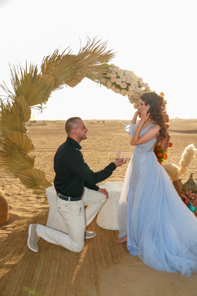 Half Desert Romantic Proposal