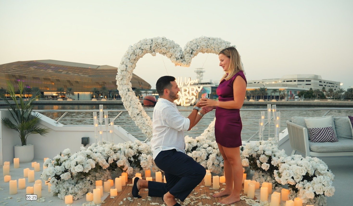 Private Luxury Boat Cruise, Yas Island Abu Dhabi - luxury proposal by Proposal Dubai