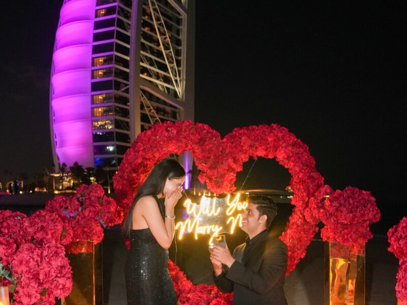 Up Close and Personal with Burj Al Arab Proposal