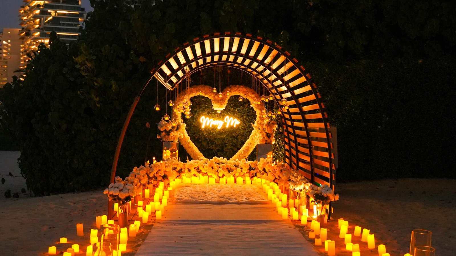Luxury Gazebo with Hanging Lanterns at One&Only Royal Mirage Dubai