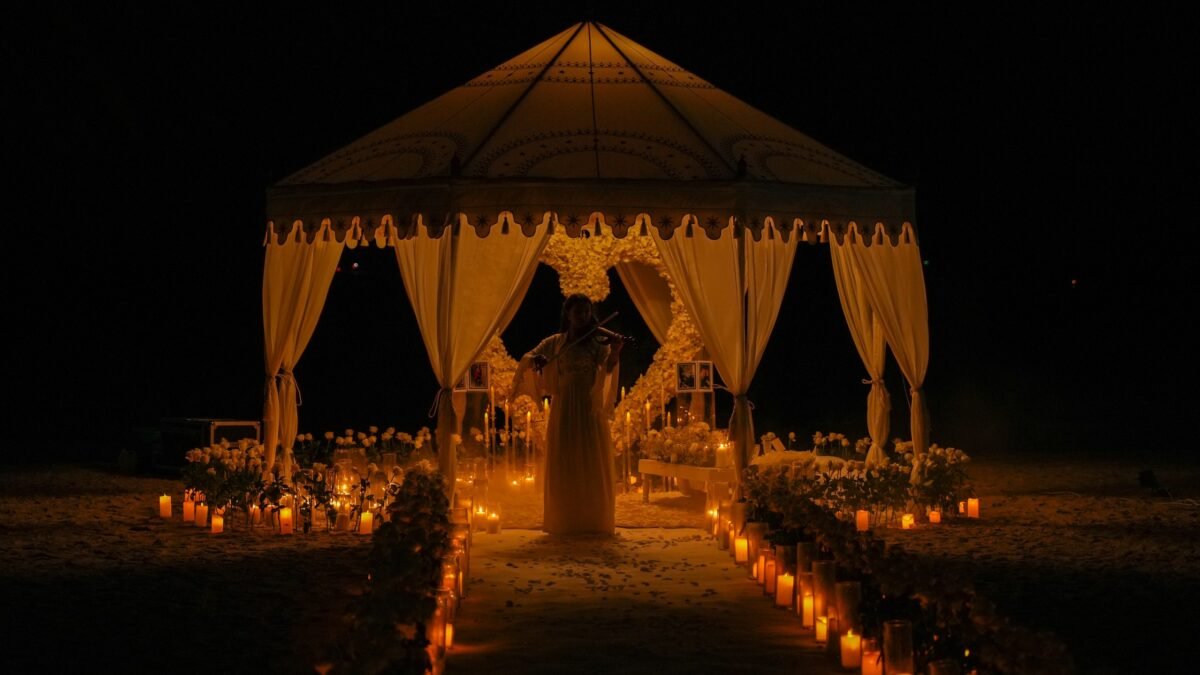 Luxury Tent Proposal Facing Burj Al Arab