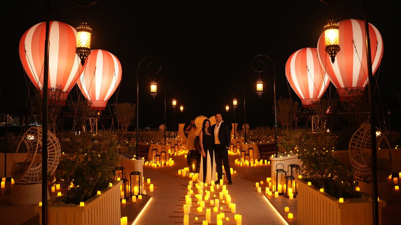 Exclusive Private Terrace with 4 Tethered Balloons, Burj Al Arab View