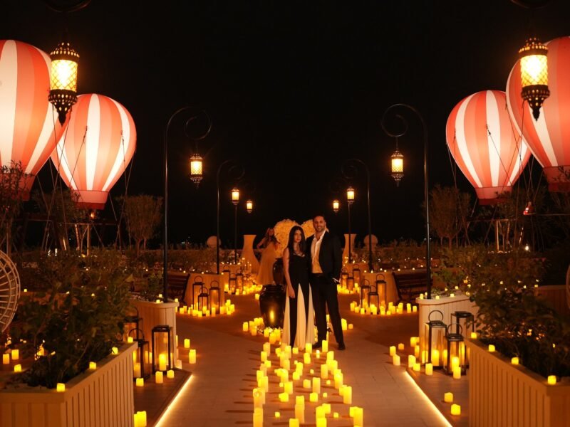 Exclusive Private Terrace with 4 Tethered Balloons, Burj Al Arab View