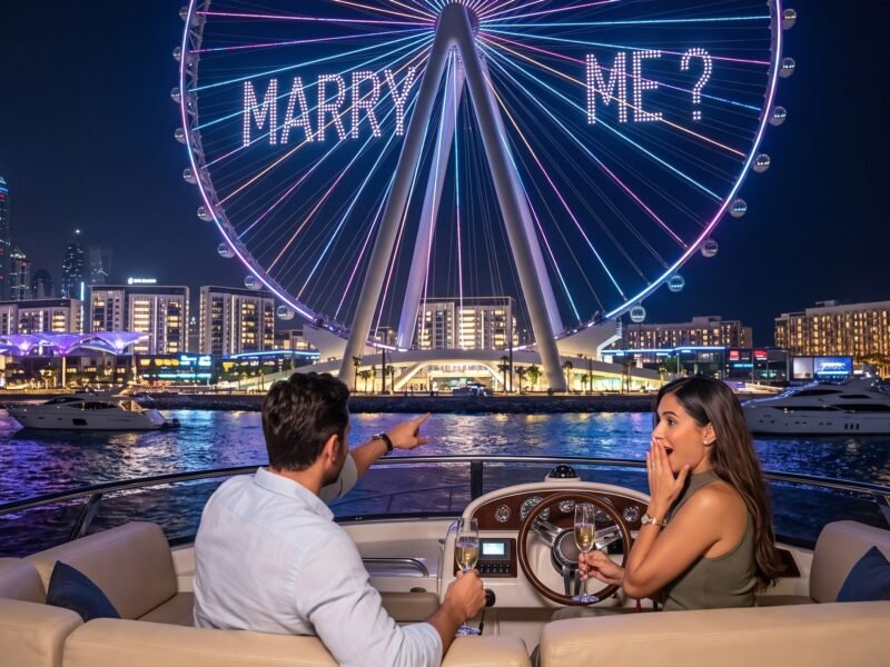 Dites-le avec style depuis la plus grande grande roue du monde